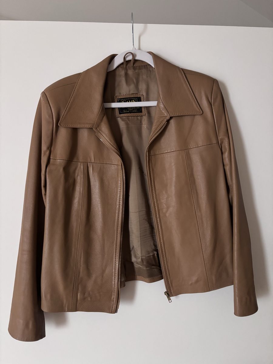Giacche: SAMS Vintage Leather Jacket - Stylish Fall Essential! – Usato da Zürich venduto da sar_f9xy 1