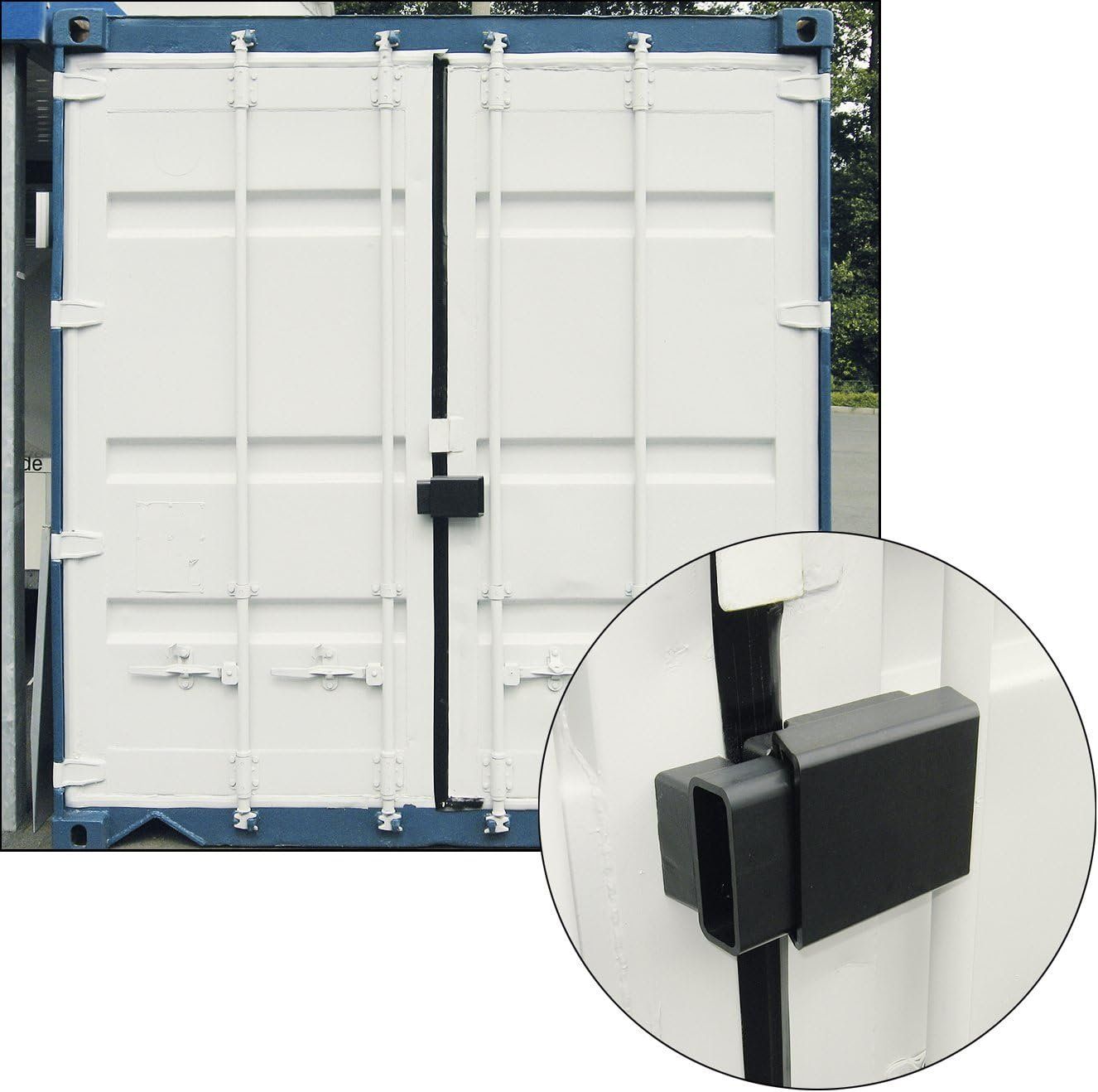 Schlösser: ABUS Containerschloss 37/55HB100 + ConHasp Granit 215/100 - – Neu und originalverpackt aus Zofingen von CLICKENHAUS 1