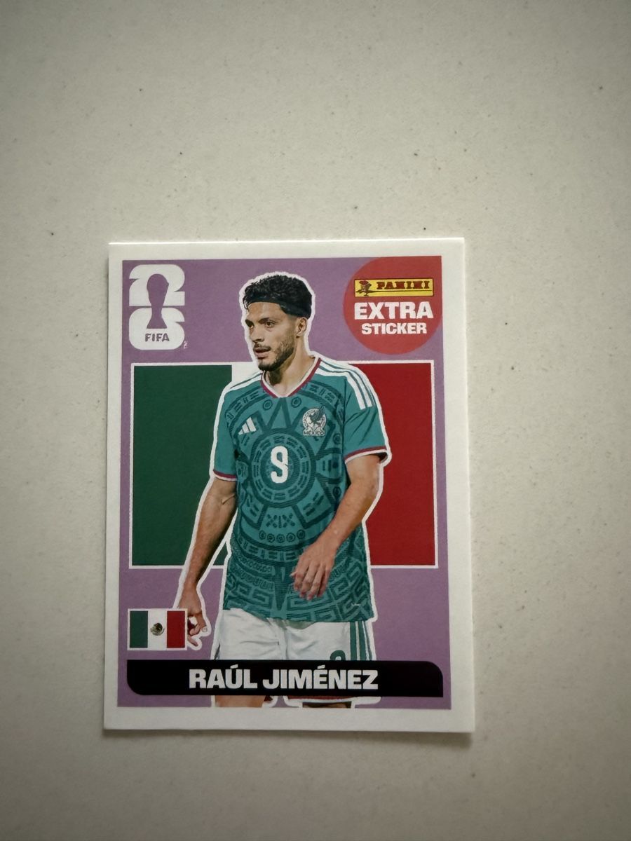 Panini Carte collezionabili: World Cup 2026 Panini - Extra Sticker Raul Jimenez – Nuovo (secondo la descrizione) da Chiggiogna venduto da TheLegend88