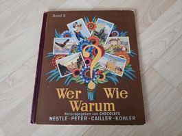Altes Sammelalbum "Wer, Wie, Warum?" Band 2, fast komplett