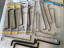 16 Winkelschraubendreher Pozidrive Kreuz & Schlitz, Neu FELO