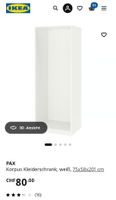 Korpus Kleiderschrank, 75x58x236 cm PAX
