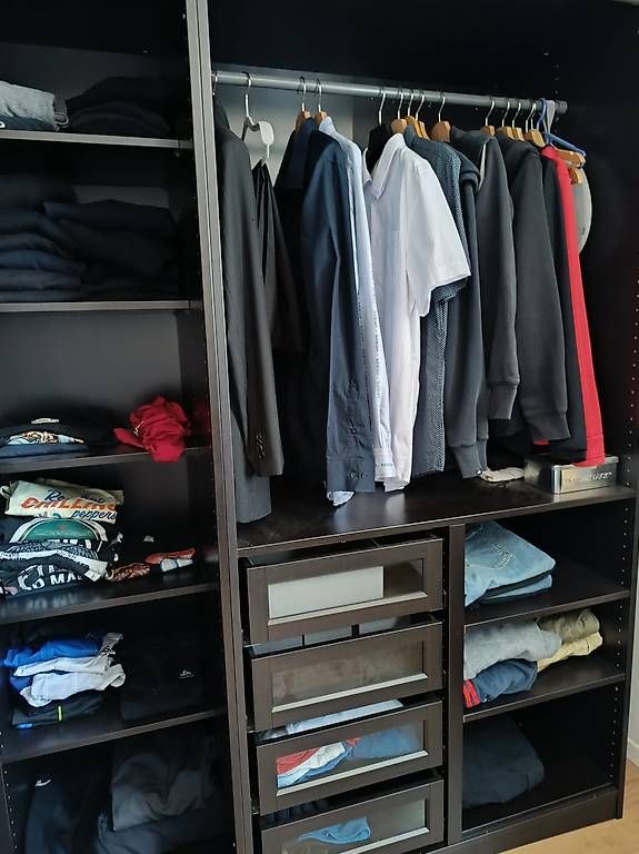 Armoires: Pax Kleiderschrank schwarz – D'occasion à Mollis par GordoCojones 2