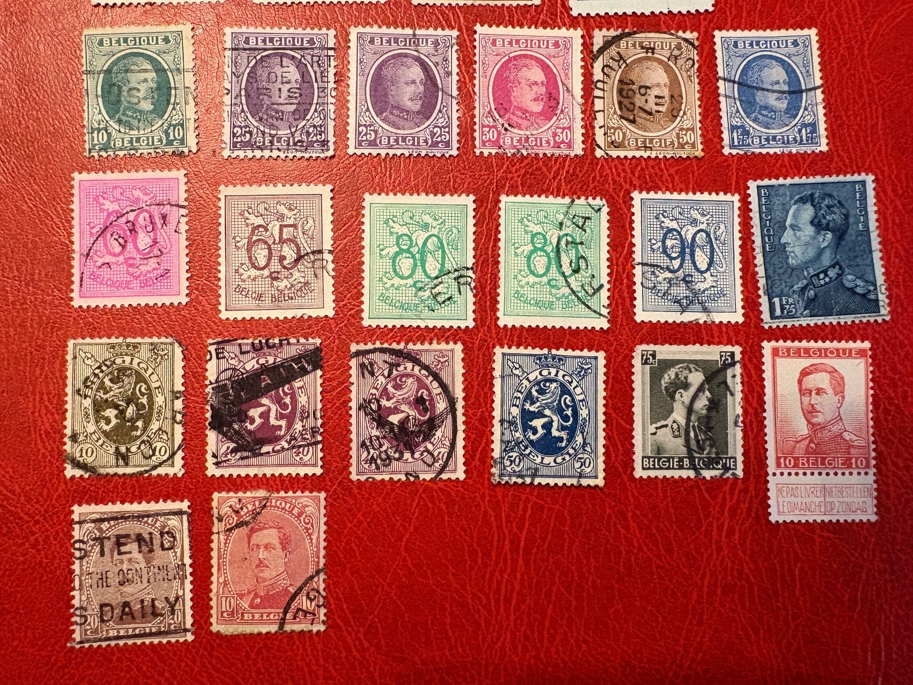 Tutti i francobolli: Kleines Lot Belgien – Usato da St-Légier-Chiésaz venduto da Theo006 2