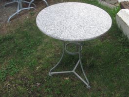 Gartentisch Bistrotisch GRANIT 65cm feuerverzinkt