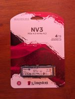 Kingston NV3 4TB M.2 NVMe SSD PCIe 4.0 ungeöffnete OVP