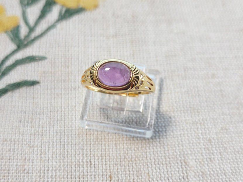 Anelli: NEW - S925 Amethyst Ring (Adjustable) – Nuovo (secondo la descrizione) da Zürich venduto da cin_wcf6