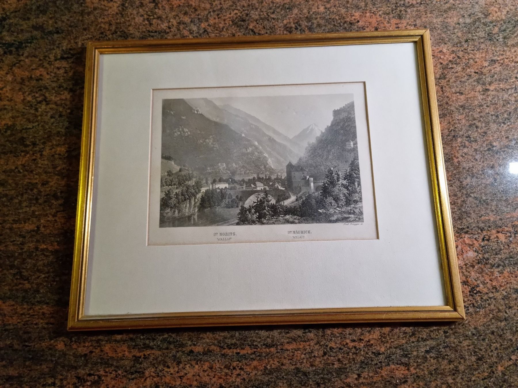 Incisioni: ST. MORITZ von Rud. Ringger – Usato da Trachslau venduto da bastet06