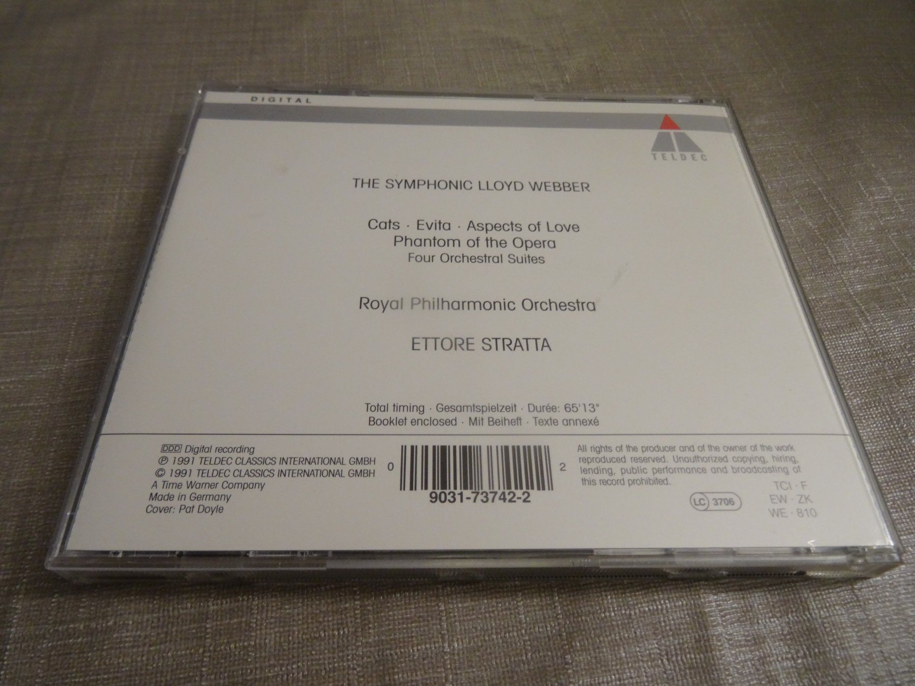 CD: Original CD: Symphonic Lloyd Webber CD – Usato da Olten venduto da Disc-Ausverkauf 1
