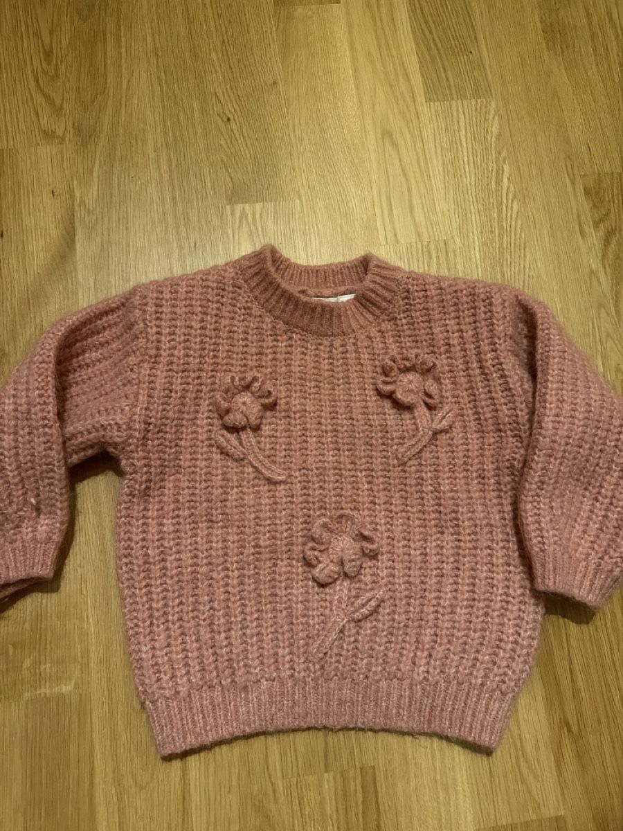 Zara Maglioni & Felpe: Kinder Pullover Zara rosa mit Blumen Grösse 116cm – Usato da Zürich venduto da Bybyana