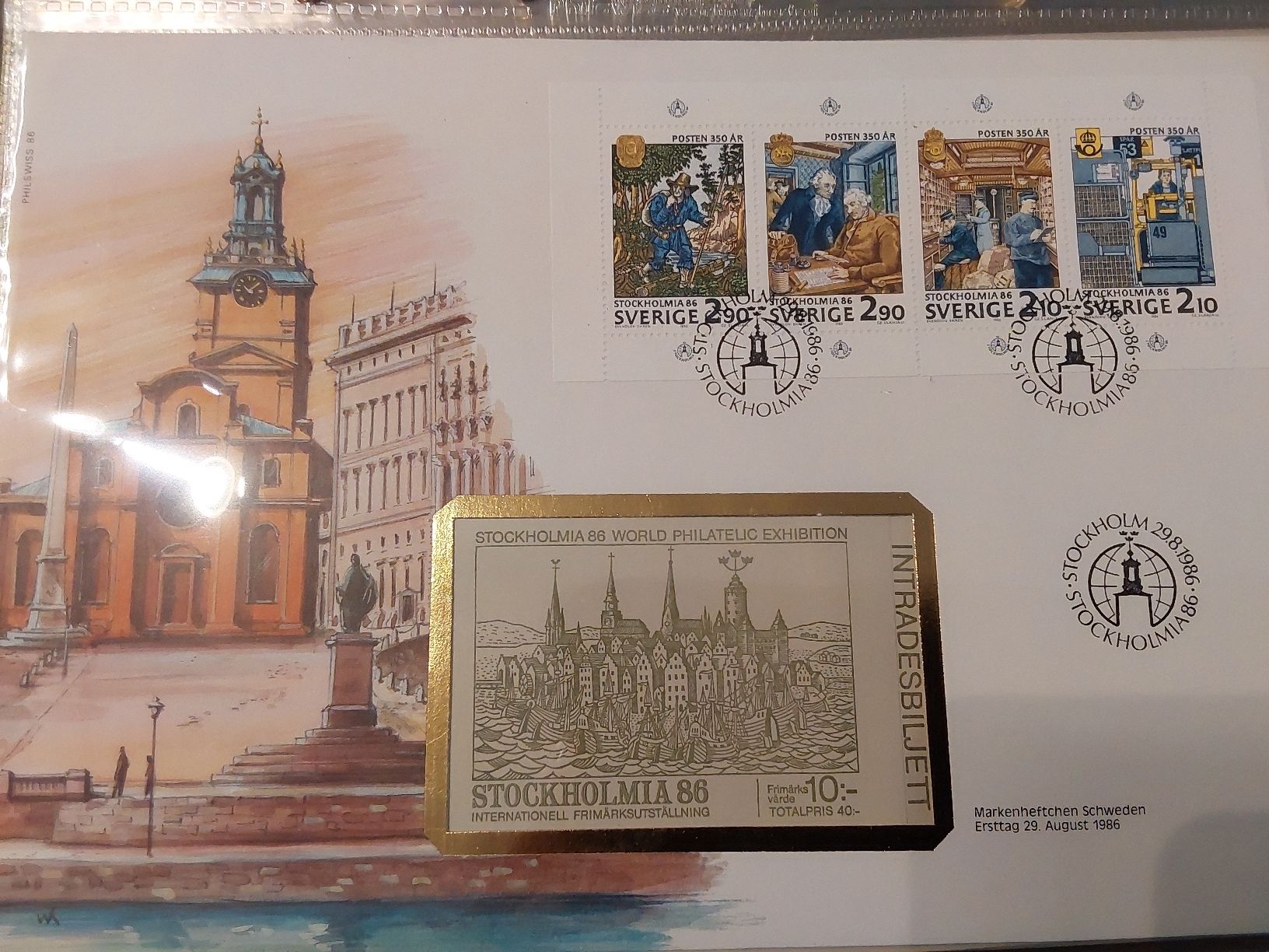 Philswiss Alben: Markenheftchen Album 86, 87 – Gebraucht aus St. Gallen von aha_2prr 7