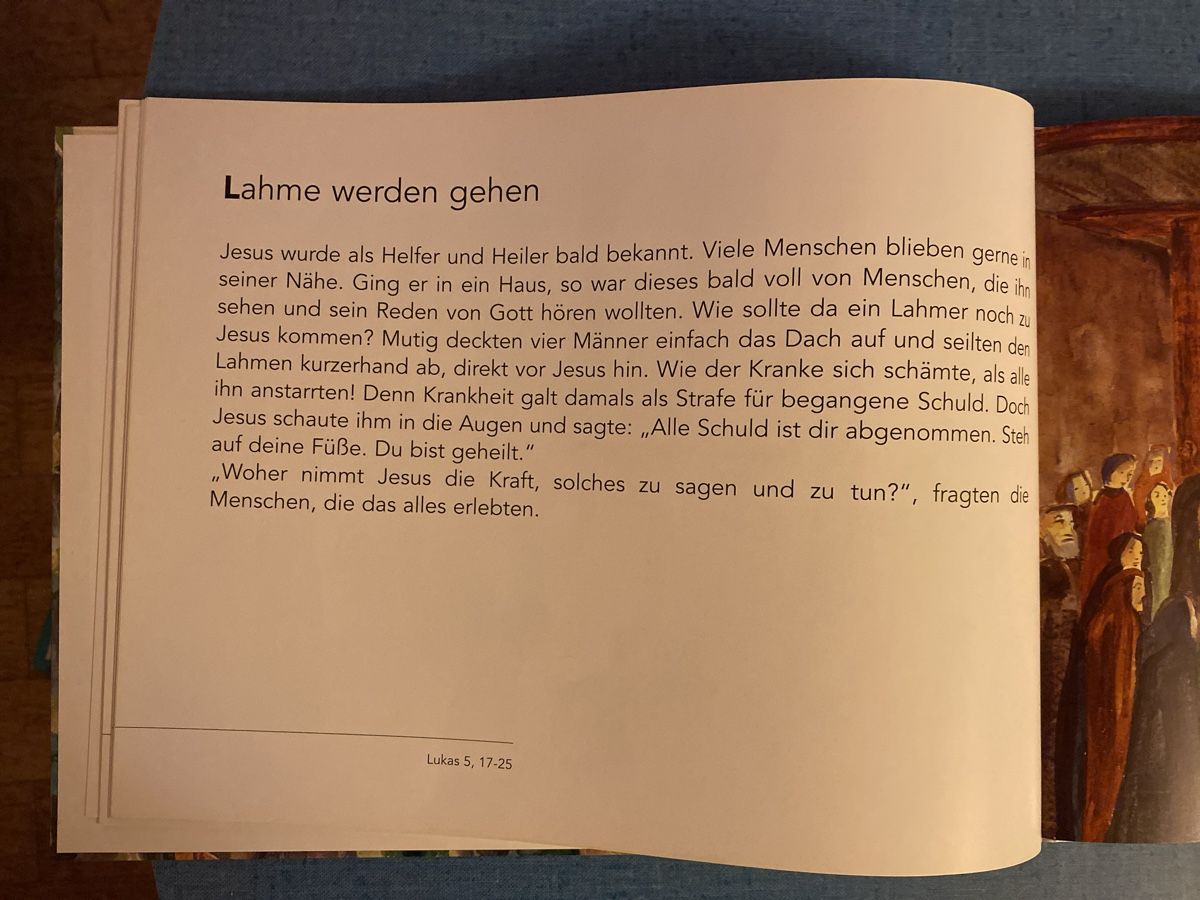 Libri: Kinderbuch: Unterwegs mit Jesus – Nuovo (secondo la descrizione) da Schaffhausen venduto da purzel51 4