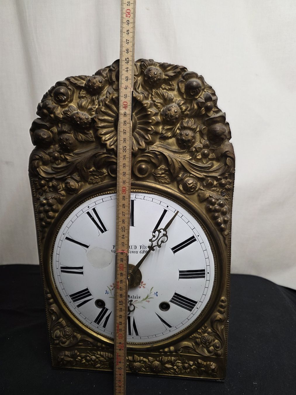 Orologi: Antike Uhr Priechaud Fs. Söhne, Messing, Defekt – Difettoso da Wolfertswil venduto da Antiko 2