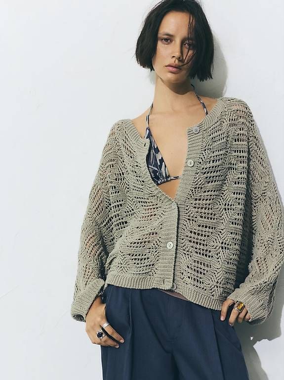 Jacken: *NEU* Pull and Bear Oversize Cardigan Grobstrick XS/S – Gebraucht aus St. Gallen von kka_l9wg 2