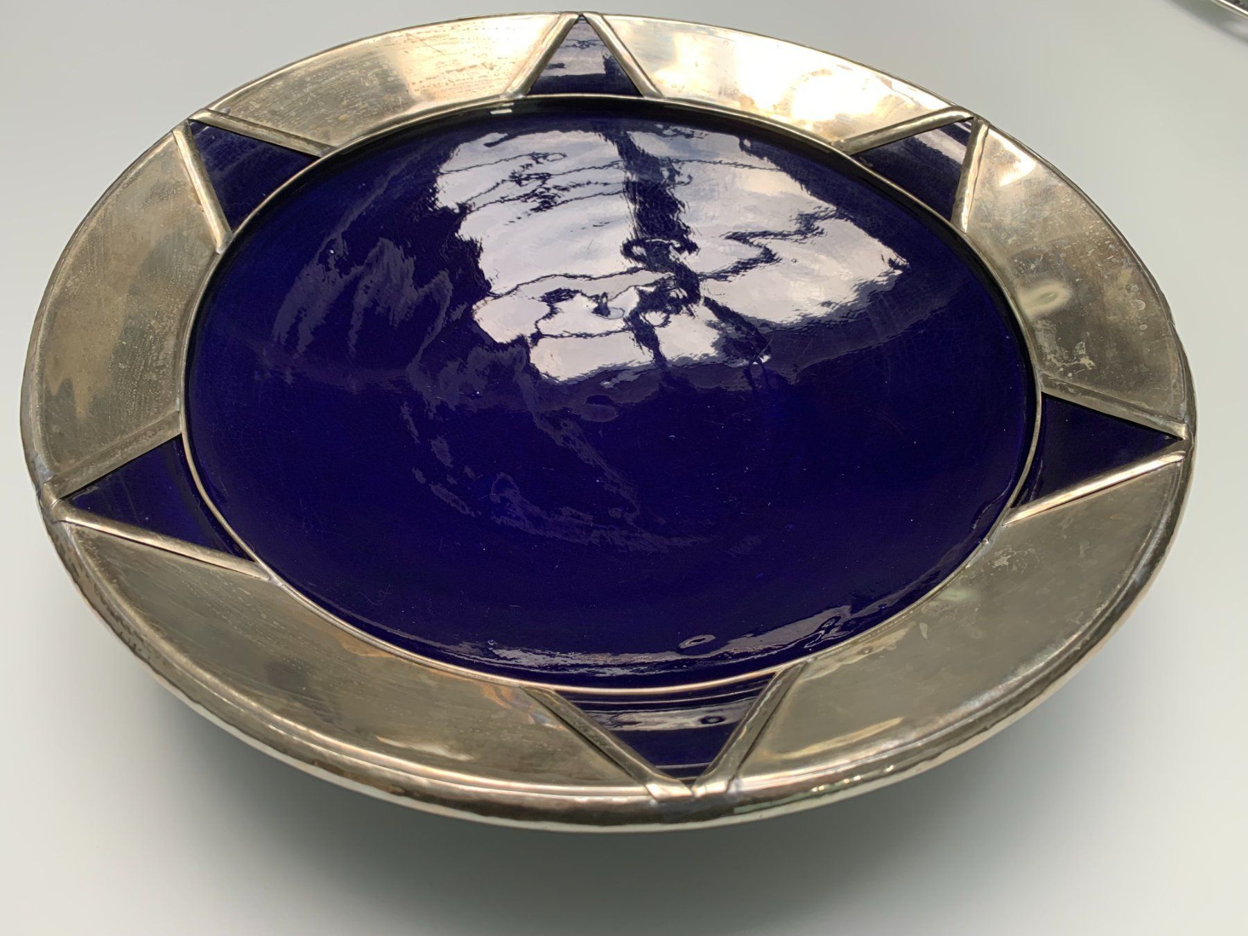Plateaux: grosse Schale - blau/silber -  NEU – Neuf (Voir description) à Gurmels par topsommer