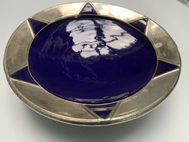 grosse Schale - blau/silber -  NEU