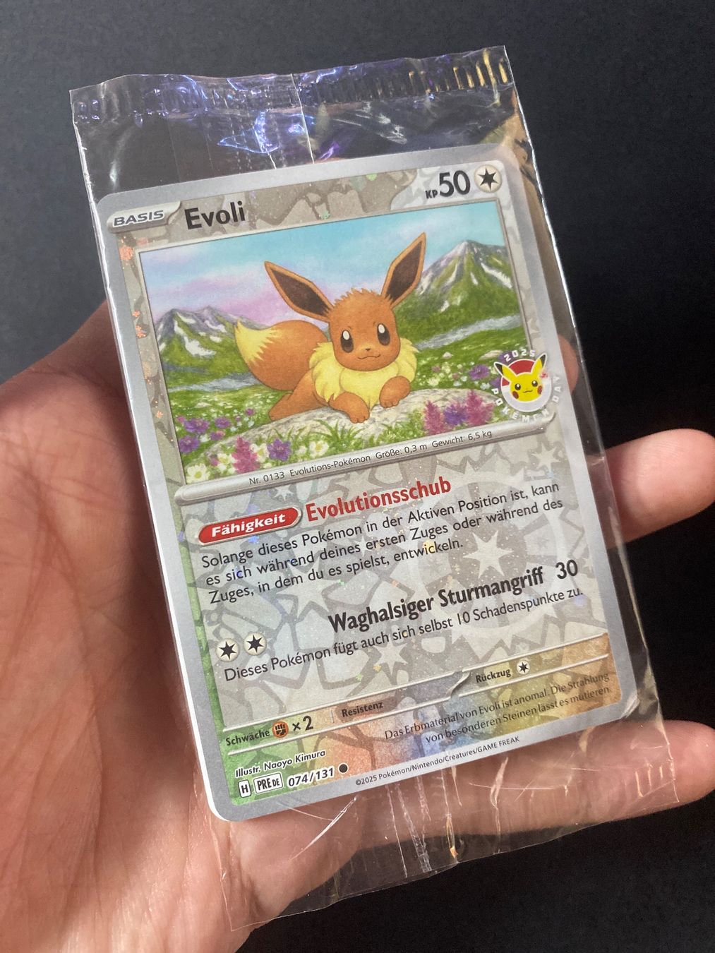 Pokémon Sammelbilder & Trading cards: Evoli 74 Stamped Promo - Eevee - Prismatic Evolutions - DE – Neu (gemäss Beschreibung) aus Hausen AG von Shrade 1