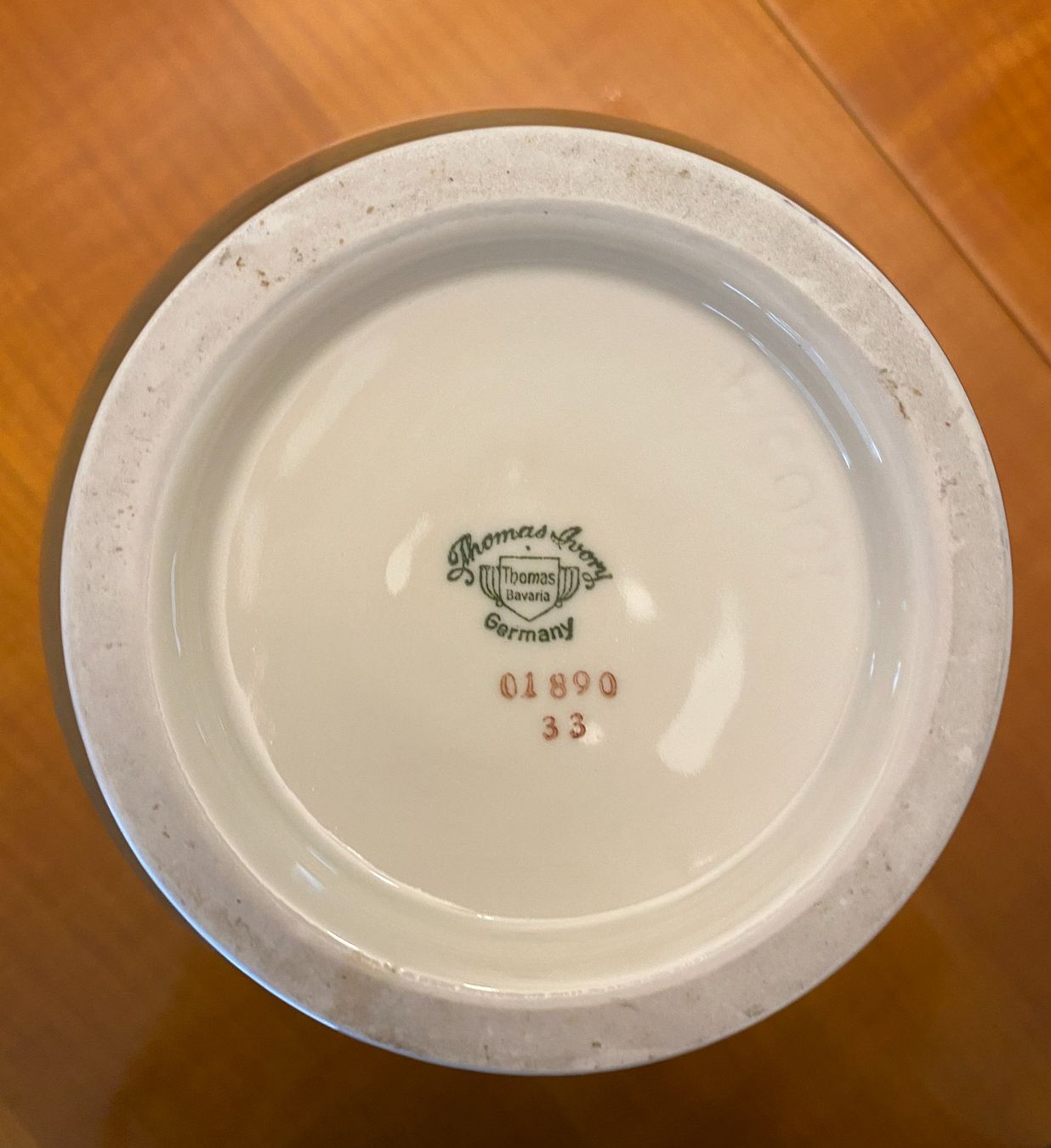 Thomas Vasi & Recipienti: Antike handbemalte Vase, Thomas Ivory – Usato da Brügg BE venduto da saphyrus24 2