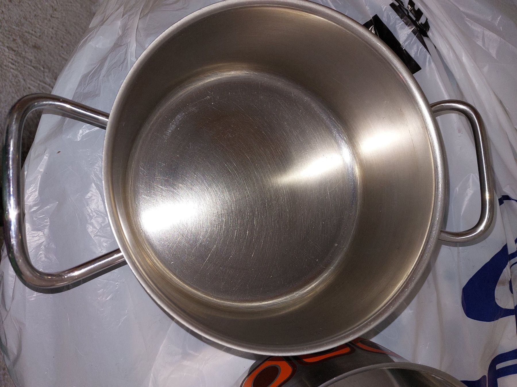 Padelle: 2 schöne Chromstahlpfannen – Nuovo (secondo la descrizione) da Kloten venduto da Romy45 1