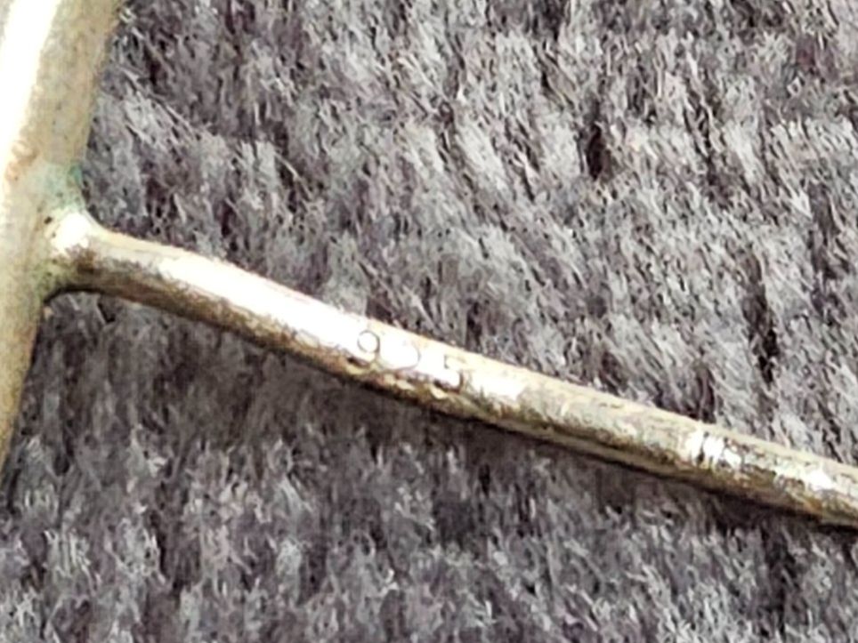 Orecchini pendenti & Orecchini a lobo: Sterling Silber schicke Stab Ohrstecker – Usato da Zürich venduto da SciTec 2
