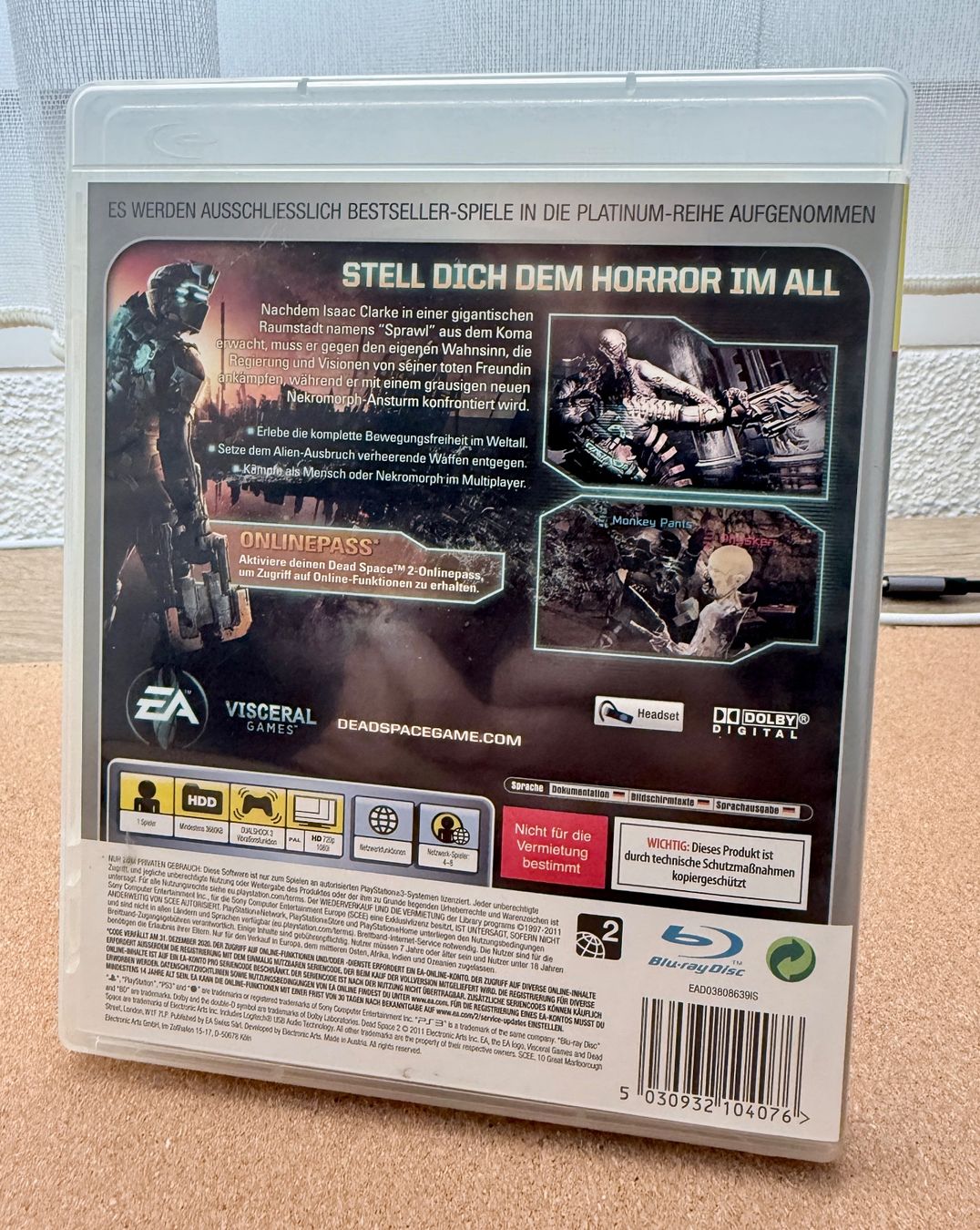 Sony Giochi: PS3 Dead Space 2 - DE Platinum Version (USK) – Usato da Dintikon venduto da Onomichio-Kun 1