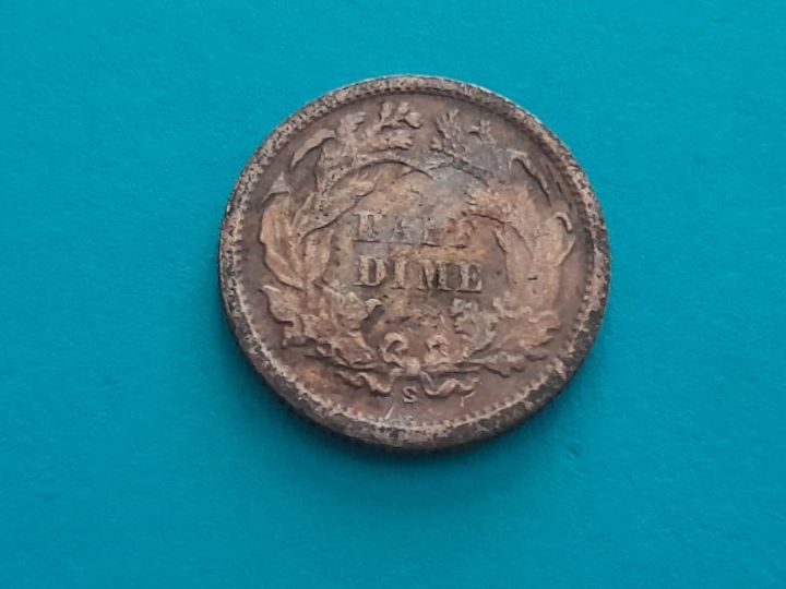 Alle Münzen: 1/2 Dime 1865, USA – Gebraucht aus Aarau von Reto_BA_01 1