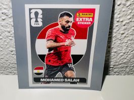 Panini Extra Sticker silver | silber EGY Mohamed Salah