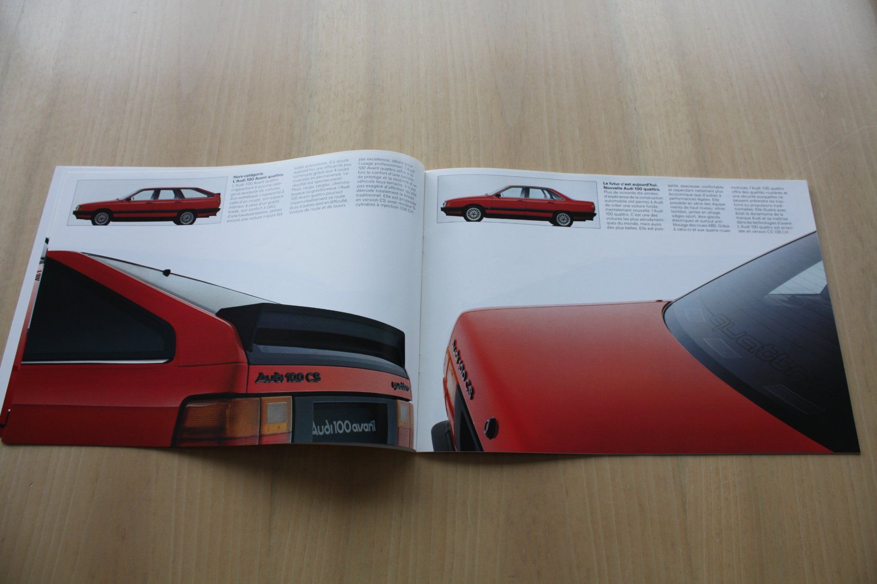Audi Documenti: Audi Quattro Programm Prospekt 2/1985 Französisch – Usato da Wikon venduto da erwin400 4