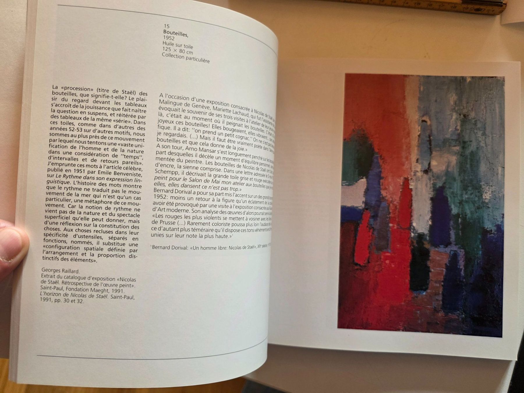Libri: Nicolas de Staël - Fondation Pierre Gianadda - 1995 – Usato da Walterswil BE venduto da Lonitti 3