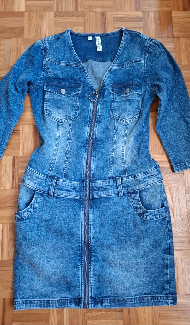Rainbow Kleider: Robe Jeans Rainbow/Jeanskleid Rainbow – Neu (gemäss Beschreibung) aus Moutier von ant_6dwq 1