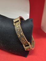 Armreif vergoldet mit Ornamenten, Damen, gebraucht