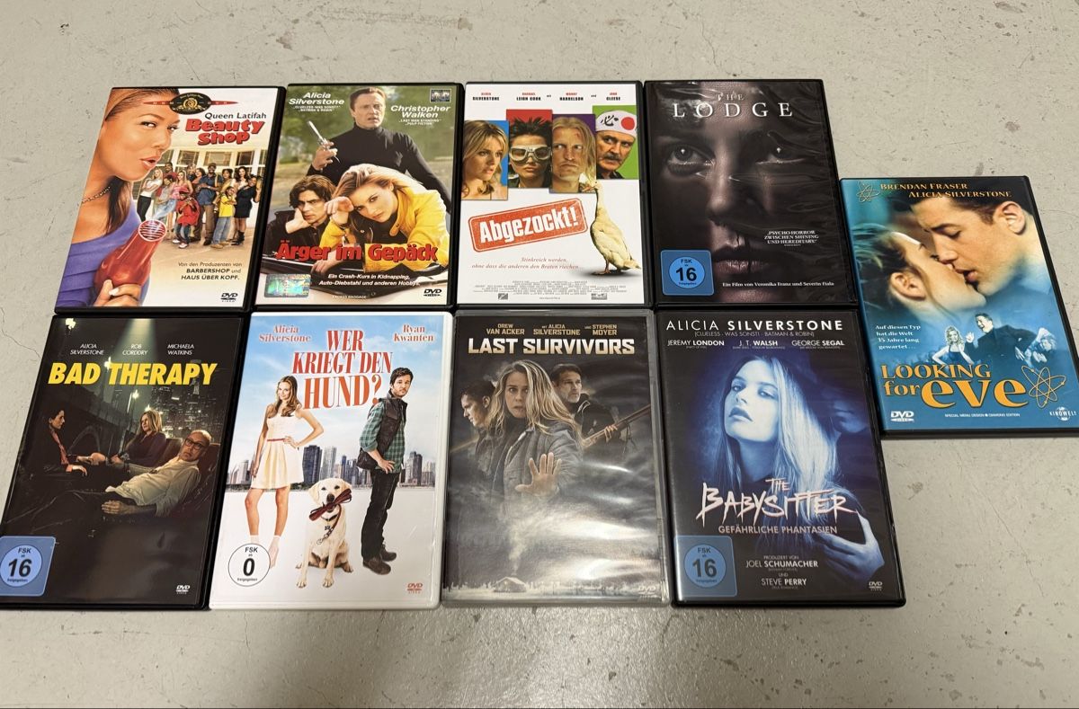 Tutti i DVDs: 9 DVD Spielfilme mit Alicia Silverstone – Usato da Langnau i.E. venduto da Rbigi