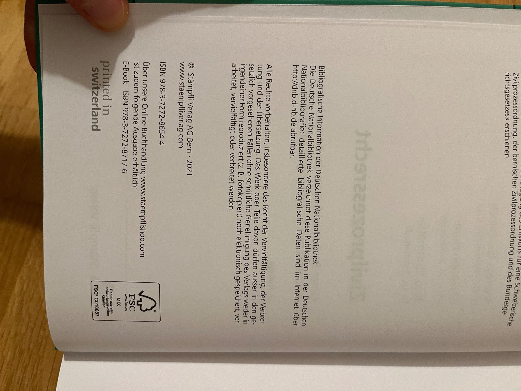 Libri: Zivilprozessrecht Stämpfli – Usato da Bern venduto da nat_j85k 1