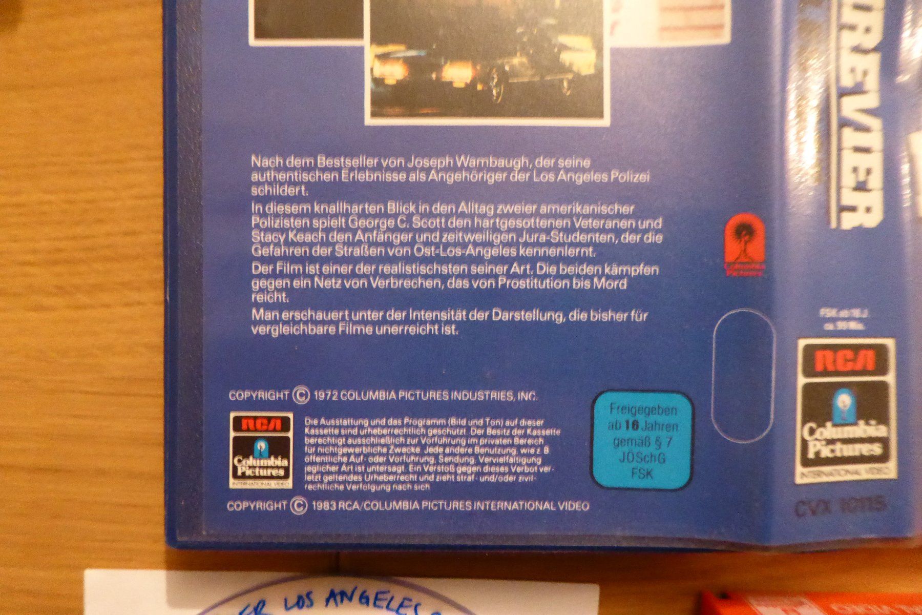 Tutti i VHS: VHS Polizeirevier Los Angeles Ost mit Backup DVD – Usato da Allschwil venduto da Summelsarium 3