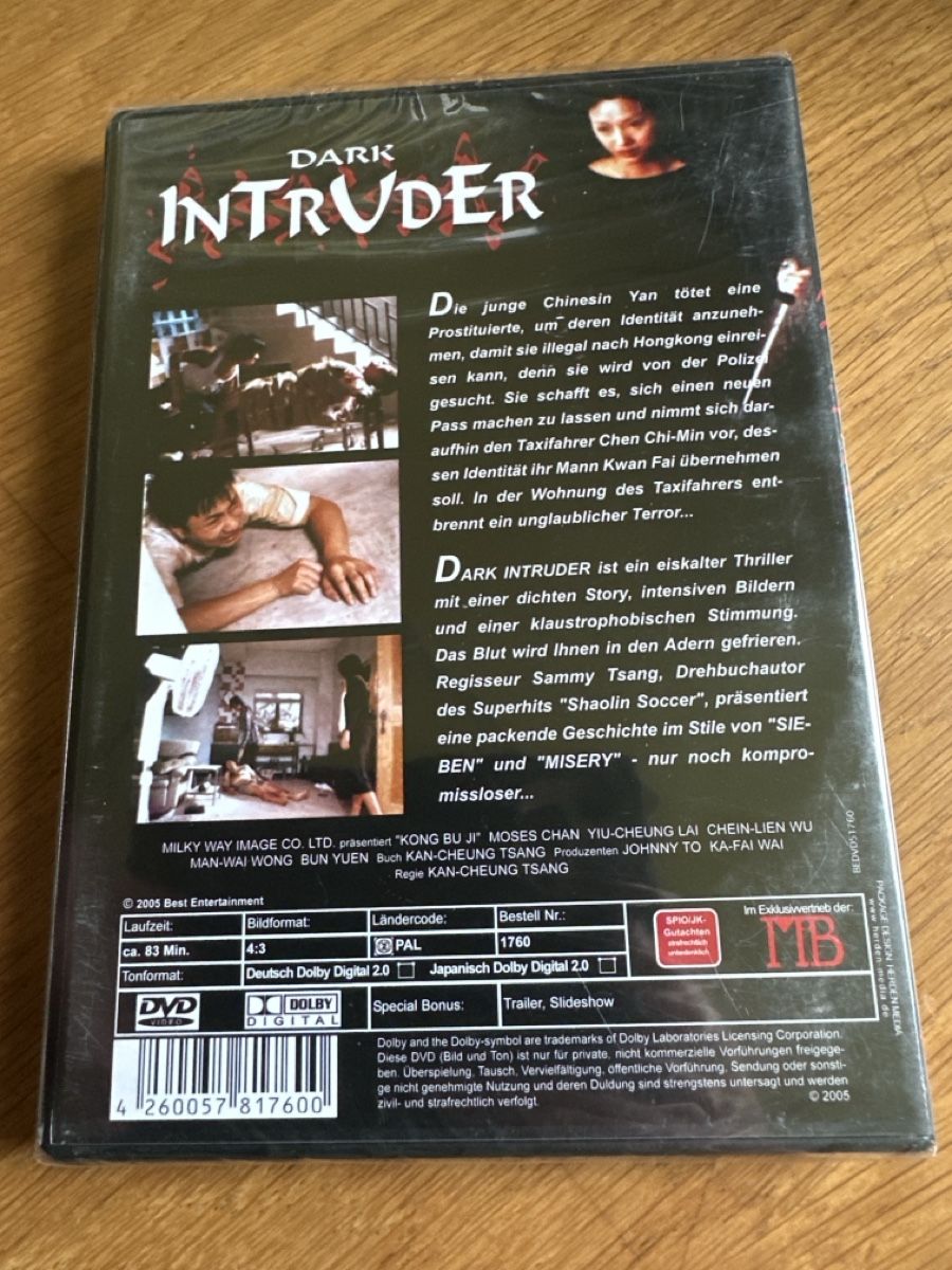 Tutti i DVDs: Dark Intruder DVD – Nuovo e nell'imballaggio originale da Benken ZH venduto da Audi-erich 1