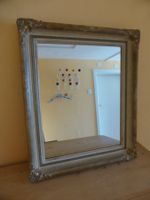 Antiker Barockspiegel mit neuem Spiegelglas