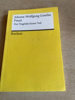 Goethe Faust Der Tragoedie Erster Teil Reclam