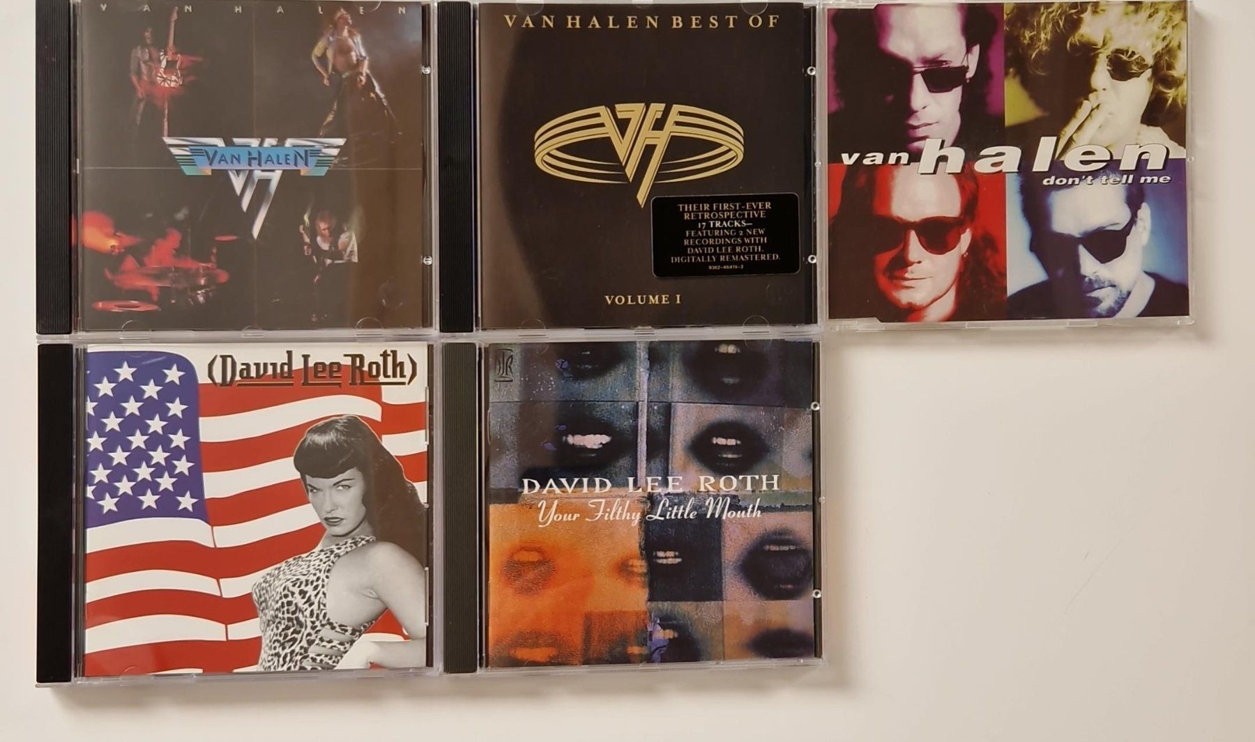 CD: Van Halen & David Lee Roth CD-Sammlung – 5 CDs – Usato da Windisch venduto da jwa_72wd