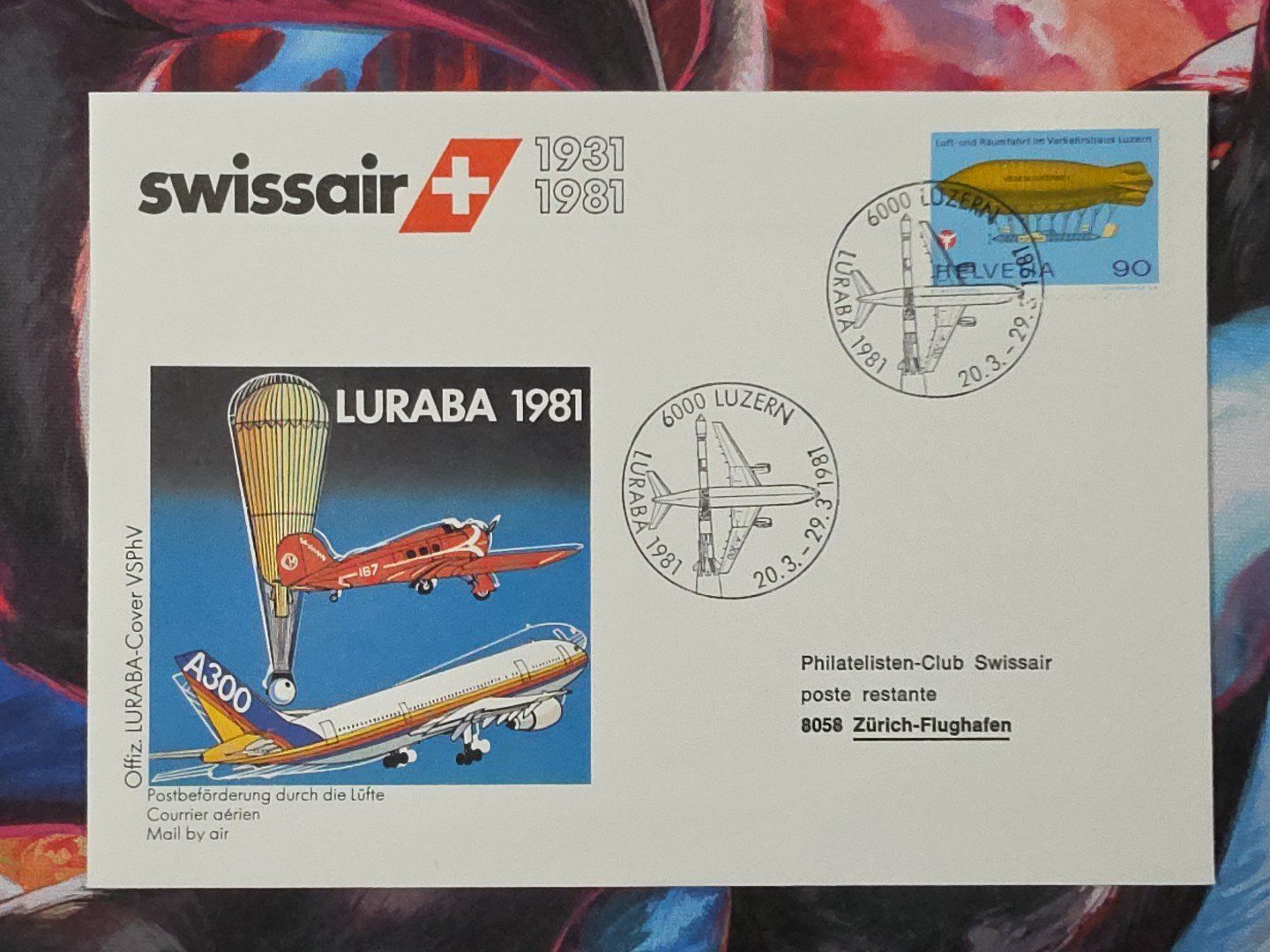Tutti i francobolli: CL34 Enveloppe + Timbre Suisse 1981 – Usato da Cousset venduto da Patrick_Collections