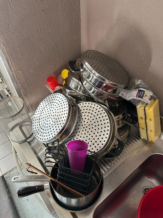 Puttu Maker Set Aus Edelstahl - Traditioneller Kerala Dampfgarer Für Indische Küche