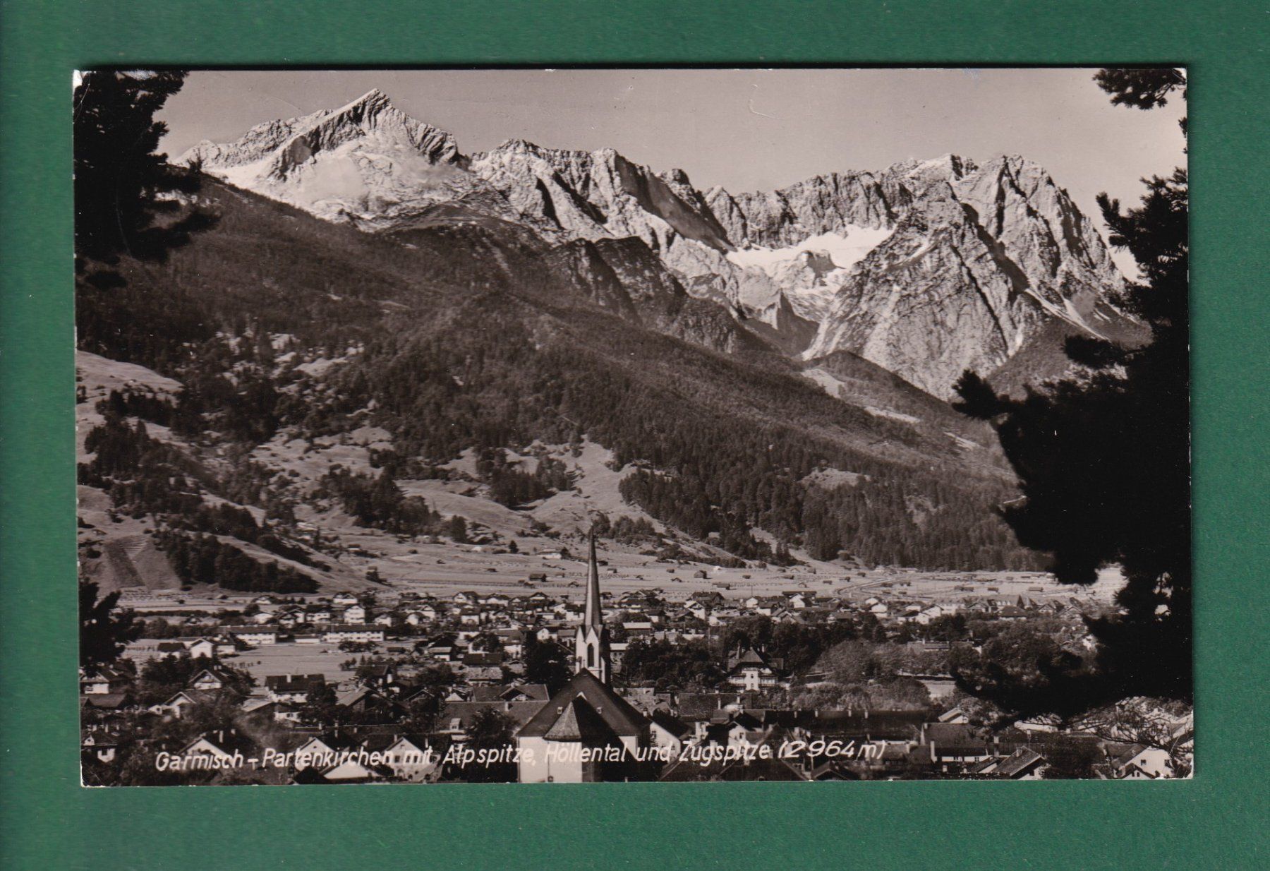 Ansichtskarten: GARMISCH-PARTENKIRCHEN - 1958 – Gebraucht aus Pully von nicecards-shop