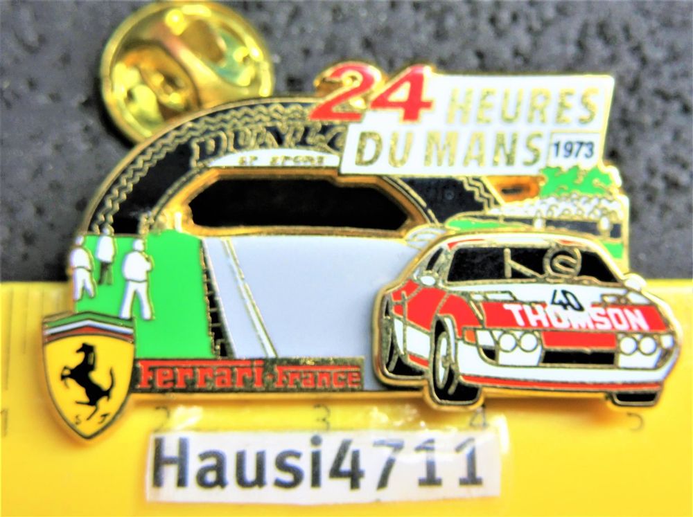 Pin's Porsche Shell 24h Du Mans - Arthus Bertrand - Prototype - Rare