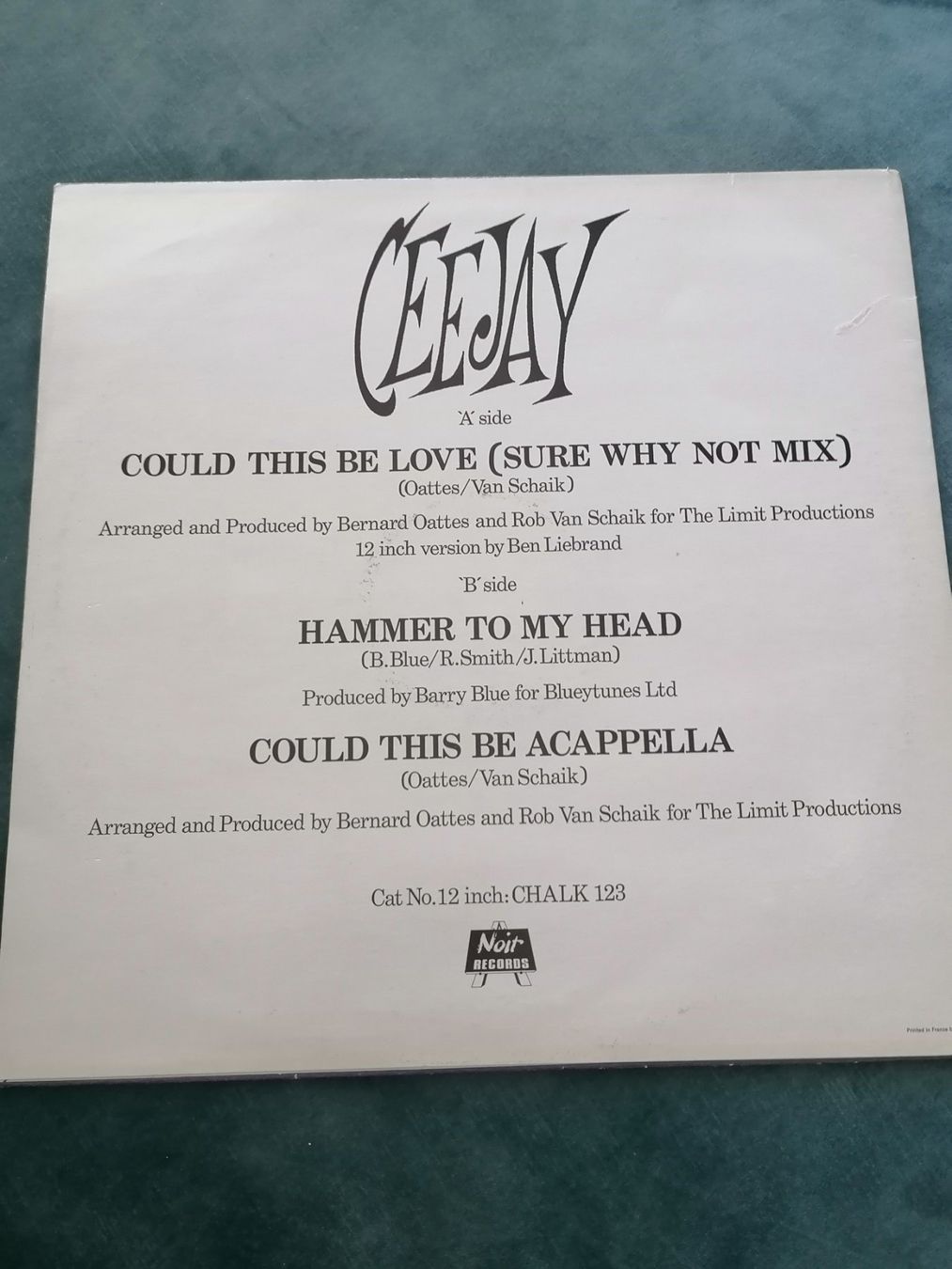Dischi in vinile: LP - Maxi Single - Cee Jay, Could this be love - Vinyl – Usato da Basel venduto da vintagecollector 1