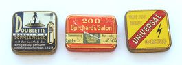 3 Dosen Grammophonnadeln Needles Burchard Universal Doublett