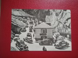 AK Repro Restaurant Teufelsbrücke alte Autos (954)