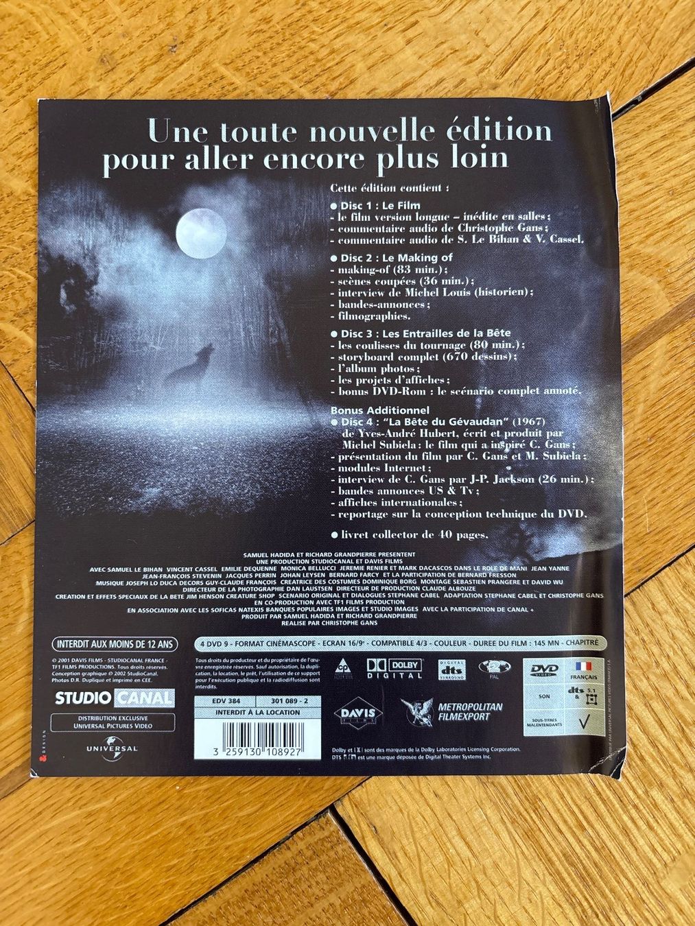 Tutti i DVDs: Le Pacte des Loups Édition Collector DVD – Usato da Genève venduto da Buens4 1