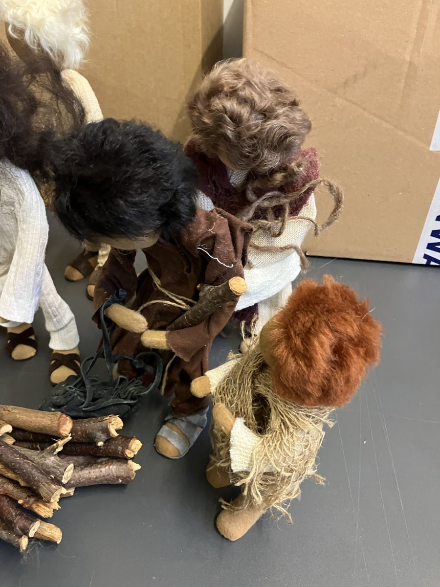 Figurines: Krippenfiguren aus Stoff / Weihnachtskrippe – D'occasion à Aarburg par Wendepunkt_Fundgrube 1