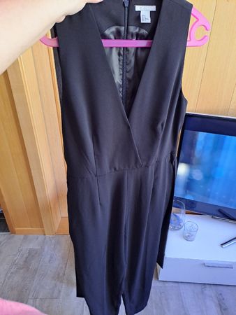 H&M Jumpsuit Schwarz Gr 42 neu