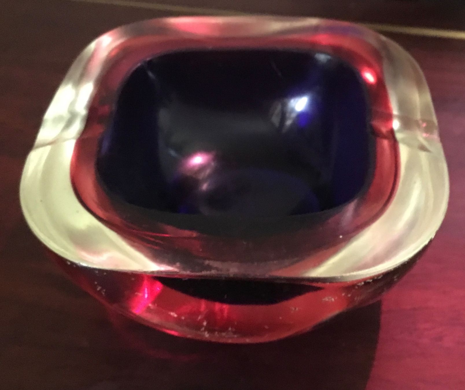 Murano Portacenere: Murano Glas Schale, Vintage Aschenbecher – Usato da Schlieren venduto da Jeajet 1