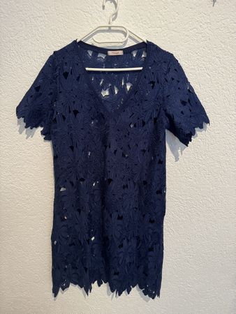Triumph Strandkleid Sommer Kleid dunkelblau Gr. M